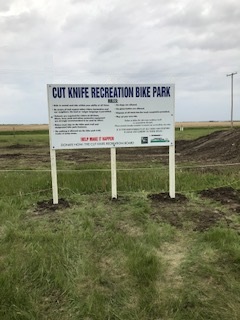 bike park sign board