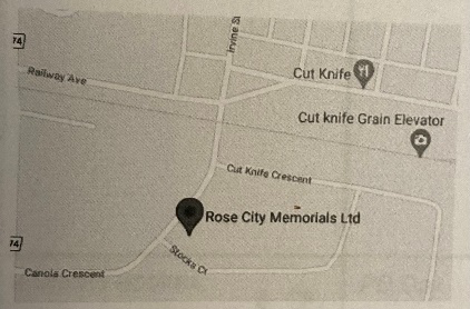 Road map for Rose City Memorials