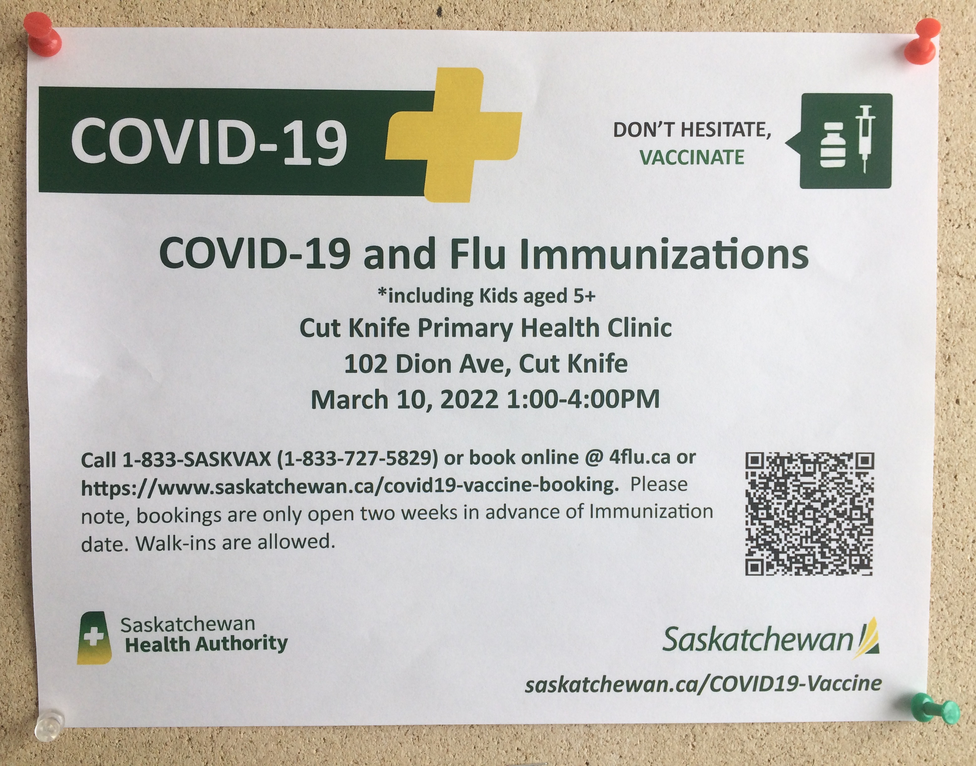 covid 19 and flu clinic, march 10, 2022