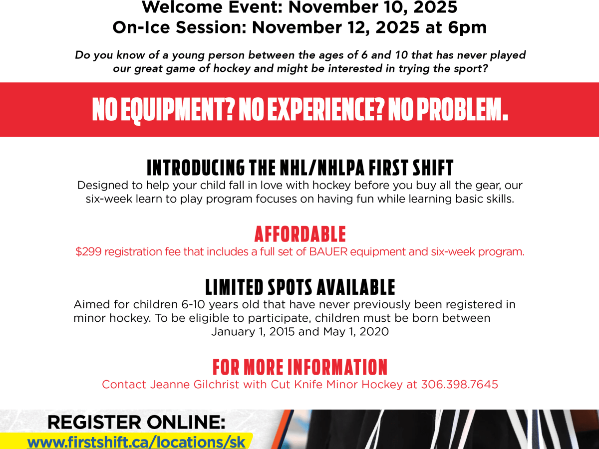 Cut Knife Minor Hockey: First Shift Program