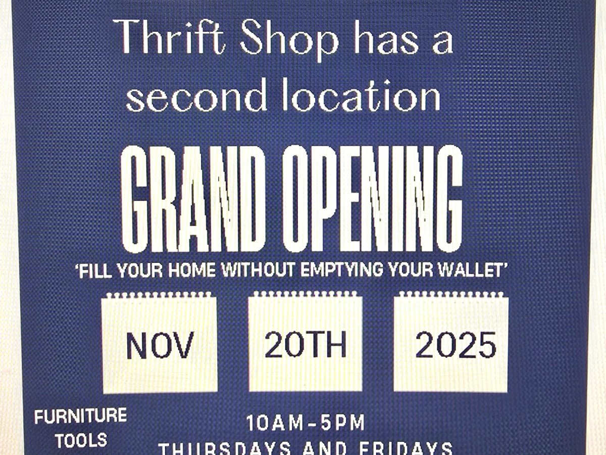 The Hidden Gem Thrift Shop Opening 2nd Location