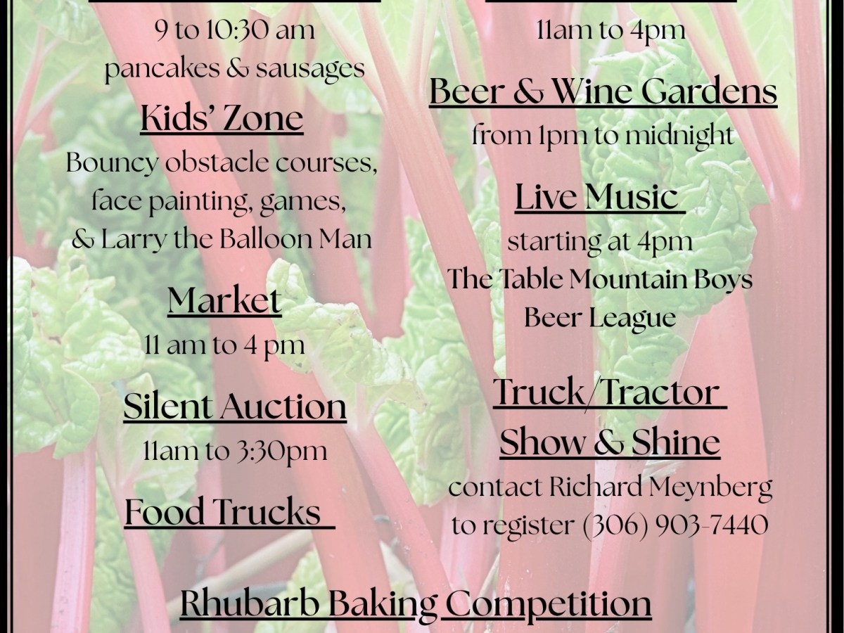 Paynton Rhubarb Festival (June 27, 2026)